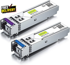 a Pair of 1.25G SFP Bidi Transceiver 1000Base-Bidi Singlemode Simplex LC Fiber.. picture