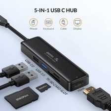 IDsonix USB-C Multiport Hub Adapter 4K HD HDMI USB 3.0 5Gbps for MacBook PC US picture