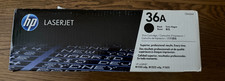 HP 36A CB436A Black Toner Genuine OEM Open Box Sealed Bag P1505 M1120 M1522 picture