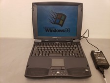 Vintage Compaq Presario 1250 Laptop AMD K6 300MHz 6.4GB Original Win98 *Clean picture