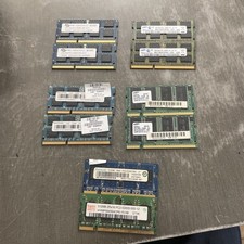 Lot of 10 Mixed 512 Mb And 2gb Memory Chips picture