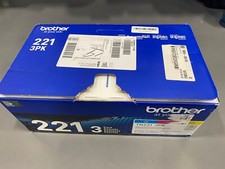 Brother Genuine TN221C, TN221M, TN221Y Cyan, Magenta and Yellow OPEN BOX SEALED picture