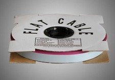 Flat Ribbon Cable 20 Wire 100 Ft Spool 2.54mm Pitch Copper Grey picture
