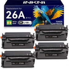 InkNI Compatible 26A Toner Cartridge For HP 26A 26X CF226A CF226X, Black picture