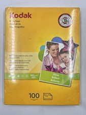 Kodak 4x6 Gloss Photo Paper 100 Sheet Pack Instant Dry New In Box Sealed picture