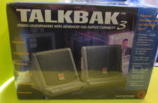 Vintage Lucent Talkbak 3 Stereo Speakers w/ Advanced Full-Duplex Capability picture