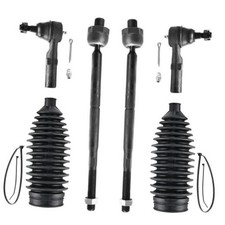 6pcs Front Steering Kit Tie Rod End Inner and Outer and Boots for RWD Chrysler picture