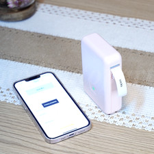 NEW Mint Portable Rechargeable Mini Bluetooth Thermal Label Maker 0.5 inch picture