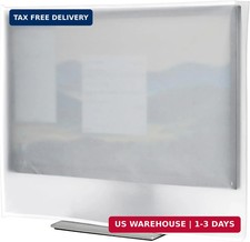 Monitor Dust Cover, LCD/LED HD Antistatic Vinyl Flat-Screen Computer Monitor Wat picture