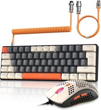 ZIYOU LANG T60 Wired Mechanical Gaming Keyboard and Mouse Combo Mini Portable picture
