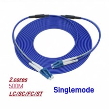 500M Armored Fiber Patch Cord LC UPC-LC UPC Duplex 9/125 Single Mode Fiber Cable picture