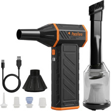Electric Air Duster, 3-In-1 Cordless Rechargeable Air Blower & Handheld Vacuum w picture