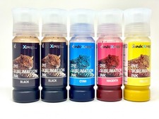 INKXPRO 5 X 80ml Professional Dye Sublimation Ink for Epson EcoTank ET printers picture