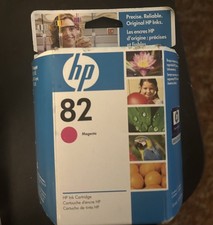 Genuine OEM HP 82 Magenta 69ml Ink Print Cartridge C4912A EXP  2010 picture