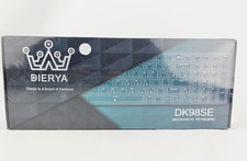 Dierya DK98SE Mechanical Keyboard White Wired Red Switch Sealed Kemove picture
