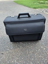 SOLO B78-4 Rolling Catalog Laptop Case W/ Combination Lock & Telescoping Handle picture