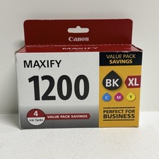 CANON 1200XL COMBO Ink Cartridges - NEW GENUINE 9183B005 Brand New Sealed picture