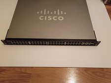 Cisco SG300-52P 52 Port Gigabit POE Managed Switch w/ears Low Price Fast Ship picture