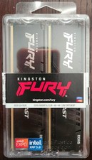 KINGSTON FURY BEAST 32GB (2 x 16GB) DDR5 CL36 6000MHZ RAM MEMORY DIMM OPEN BOX picture