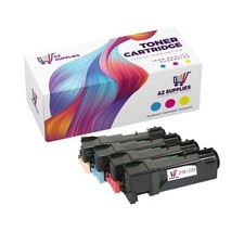4PK/SET 2150/2155 CMYK Toner Crtg Dell Color Laser 2150CDN Multifunction 2155CDN picture
