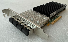 Riverbed 410-00108-01 SFP+ Fiber Quad Port 10 GbE Network Adapter Rev:2.1 MINT picture