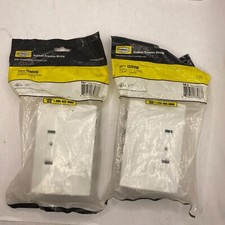 Hubbell ISB4W Surface Housing 4 Port White Surface 2 Pack🔔 picture