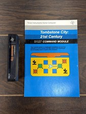 TI 99/4A Computer Game Cartridge & Manual Tombstone City Module picture