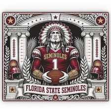 Florida State Seminoles Mouse Pad 9.4 x 7.9 Football Desk Mat Fan Gift picture