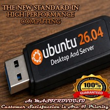 Ubuntu 26.04 Desktop and Server Multi Boot USA Same Day Shipping from California picture