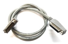 AMP Custom Angle 4' DB25 Pin Male to DB25 Female Legacy Cord (LL67097) NOS picture