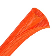 Wire Loom Tubing, 10ft Split Braided Cable Management Sleeve, Flexible Mesh C... picture