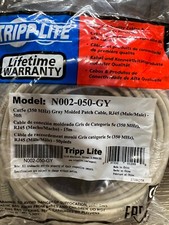 Tripp Lite 50' Cat5e Molded Patch Cable Black N002-050-GY picture