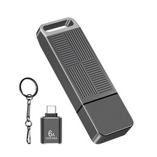 EASTBULL 64GB USB 3.0 Flash Drive with a Adapter, Thumb 64GB, Grey picture