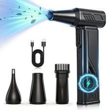 300000 RPM Brushless Electric Air Duster 5 Adjustable Wind Speeds Cleaning Kit picture