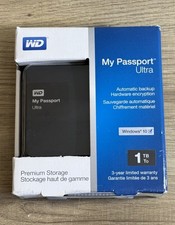Western Digital WD My Passport Ultra 1 TB Black Model WDBGPU0010BBK-NESN New OB picture