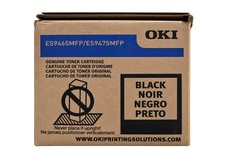 OKI Okidata 45643508 BLACK Toner Cartridge ES9465, ES9475, Genuine OEM Sealed picture