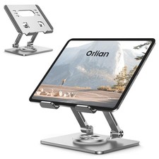 Orlian Tablet Stand Holder with Thickened 360°Rotating Base Dual Rod Adjustab... picture