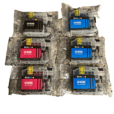 Lot of 6 EZ Ink - Ink Replacement Cartridges for Brother LC103XL picture