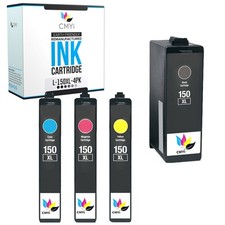 CMYi 4-Pack Replacement 150XL Ink Cartridge for Lexmark Pro715 Pro915 S315 S415 picture