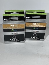 Lexmark 105XL Ink Cartridge for Pinnacle Pro901 Printer - Black Lot Of 4 picture