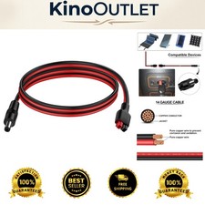 Versatile 14 AWG 3.3ft DC Male Power Cable - Compatible with 45A Connectors picture