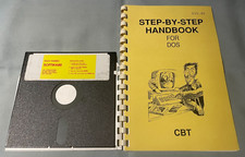 TEACH YOURSELF SOFTWARE - IBM PC Disk w/Step-by-Step Handbook for DOS - UNTESTED picture