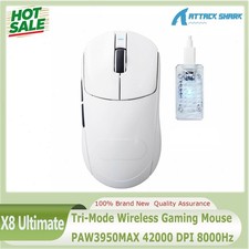 ATTACK SHARK X8ULTIMATE Tri-Mode Wireless Gaming Mouse PAW3950MAX 42K DPI 8000Hz picture
