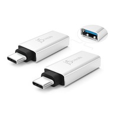 2 Pack USB C to USB Type-A Adapter, USB C Male to USB3 Female, Model JUCX15X2 picture