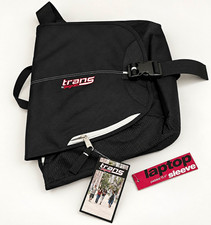JanSport Trans Fly 2.0 Laptop Messenger Bag TRZ2008 Black 15.4