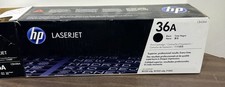 Genuine HP 36A Black Toner Cartridge CB436A OEM LaserJet M1120 M1522 picture