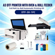 A3 DTF Printer with XP600 Printhead Roll Feeder  Oven DIY Printing 1440*720 DPI picture