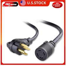 Cable Matters 30 Amp to 50 Amp RV Adapter 1.5ft Black picture