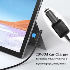 Car Cigar Charger Power Cord for Microsoft Surface Pro 3/4/5/6/7/8 Book/Go 1/2 picture
