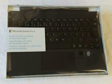 Microsoft Surface Pro 4 Type Cover Onyx Black Model RH7-00012 With Fingerprint picture